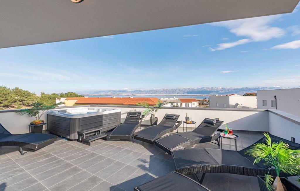 Luxurioeses Penthouse Welle Mit Whirlpool, Grill Und Meerblick Vir Exterior foto